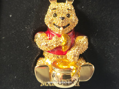 Swarovsk - Disney - Arribas - Winnie The Pooh LE 600 / 5k. MIB Stand & Plaque # SDW004