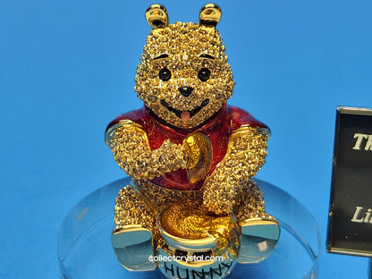 Swarovsk - Disney - Arribas - Winnie The Pooh LE 600 / 5k. MIB Stand & Plaque # SDW004