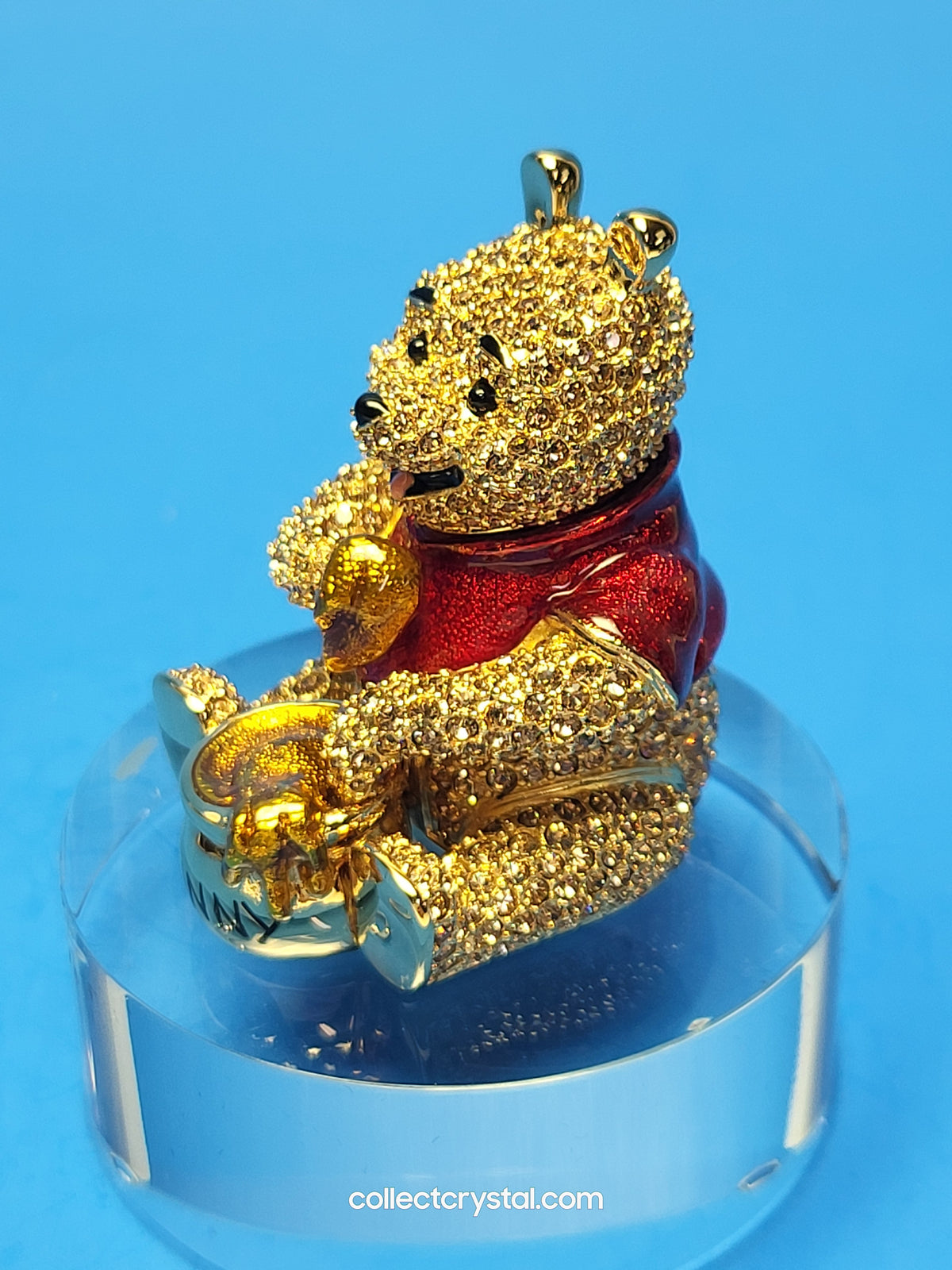 Swarovsk - Disney - Arribas - Winnie The Pooh LE 600 / 5k. MIB Stand & Plaque # SDW004