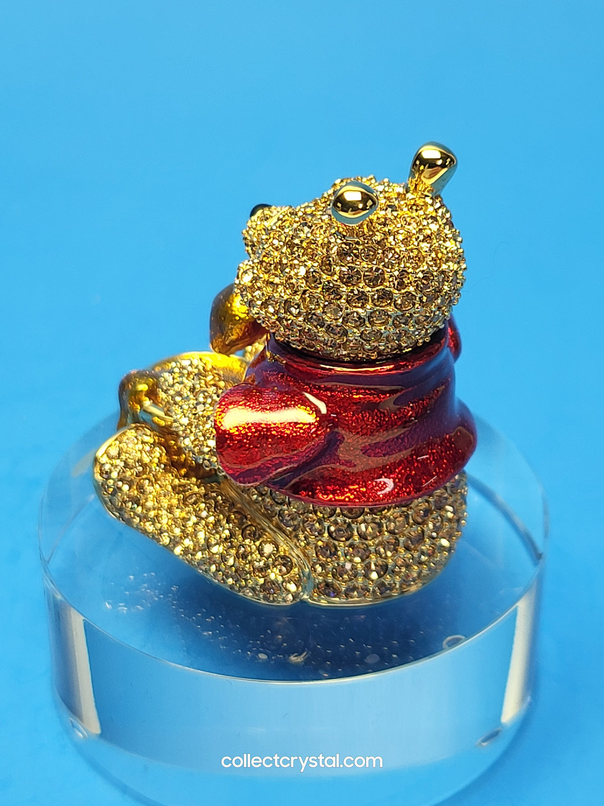 Swarovsk - Disney - Arribas - Winnie The Pooh LE 600 / 5k. MIB Stand & Plaque # SDW004