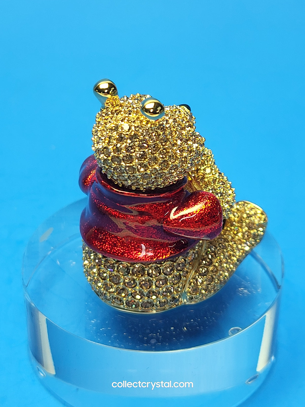 Swarovsk - Disney - Arribas - Winnie The Pooh LE 600 / 5k. MIB Stand & Plaque # SDW004