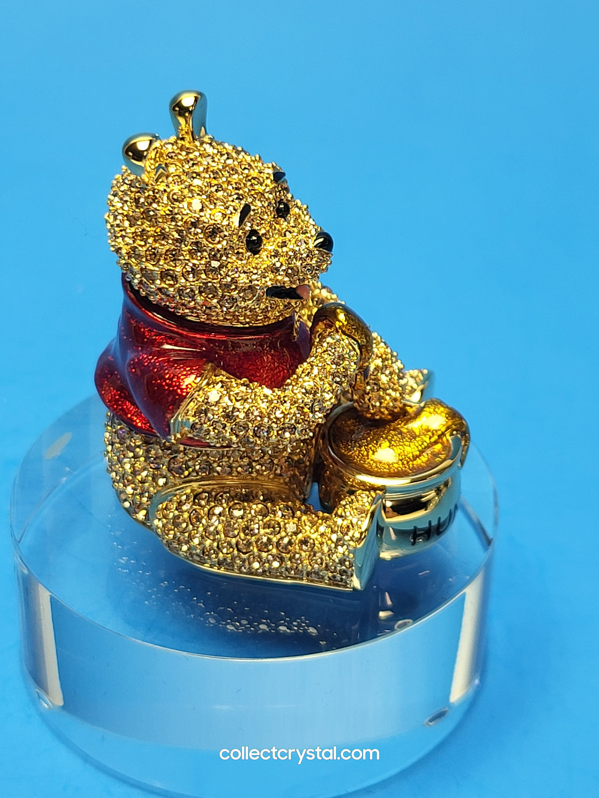 Swarovsk - Disney - Arribas - Winnie The Pooh LE 600 / 5k. MIB Stand & Plaque # SDW004