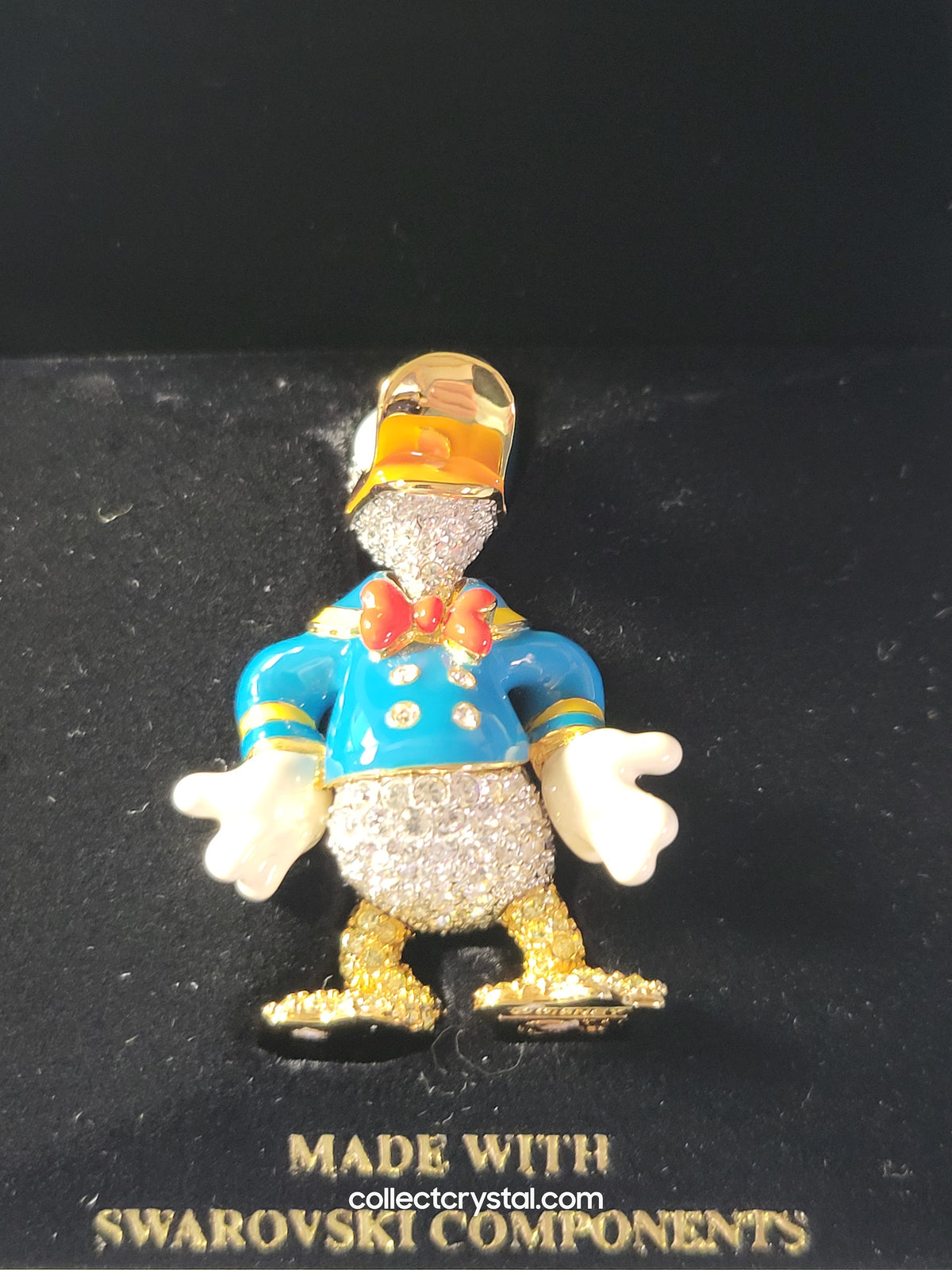 Arribas Donald Duck complete with title plaque an stand SDW0006