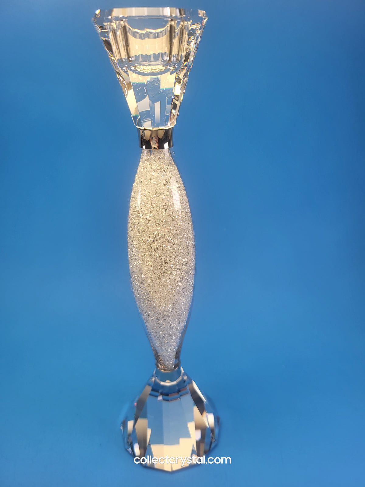 CANDLEHOLDER – CRYSTALLINE - MEDIUM Pinched in design # 905352