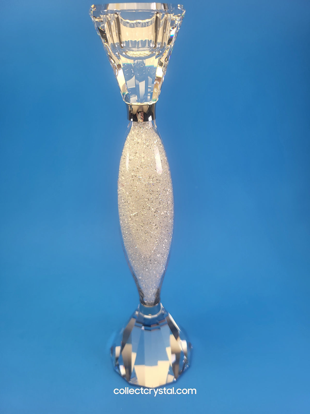 CANDLEHOLDER – CRYSTALLINE - MEDIUM Pinched in design # 905352