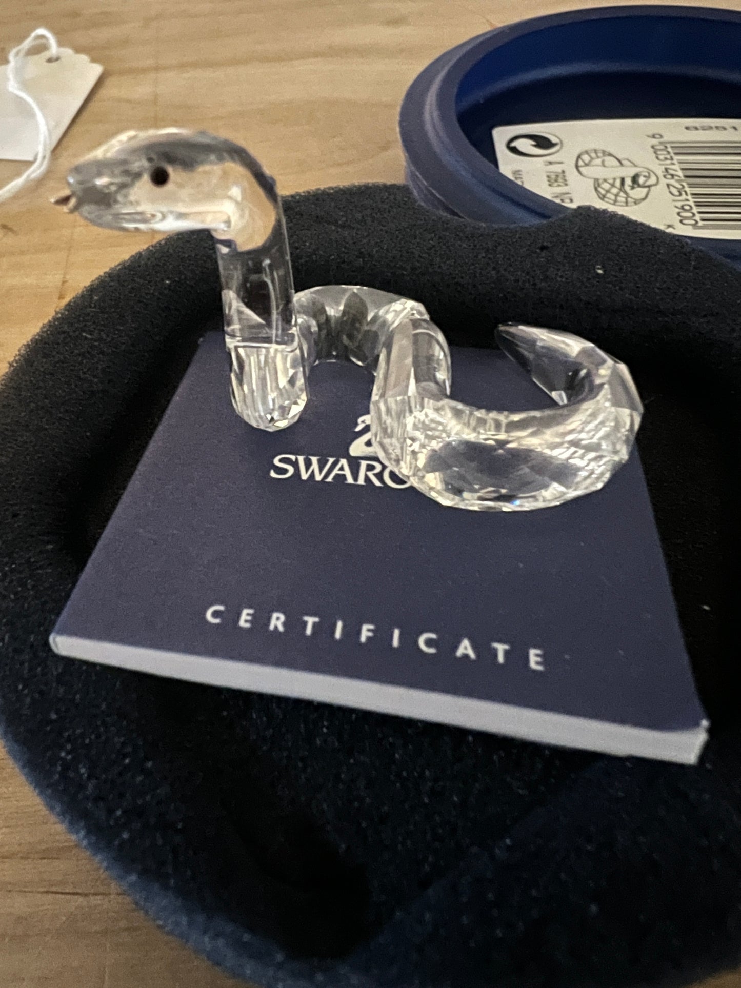 Swarovski Crystal Figurine 625190 Zodiac Snake