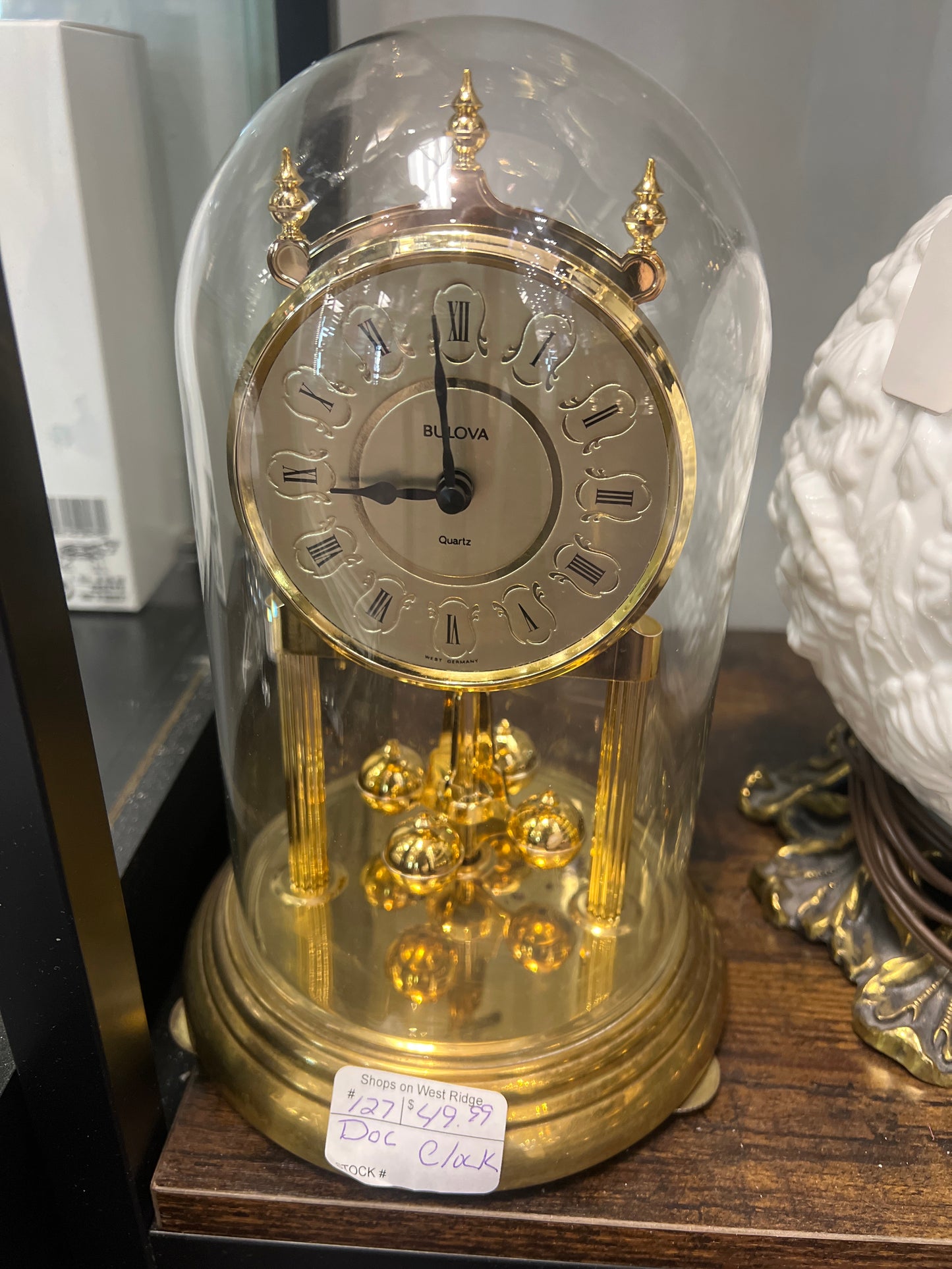 Bulova mantle desk clock