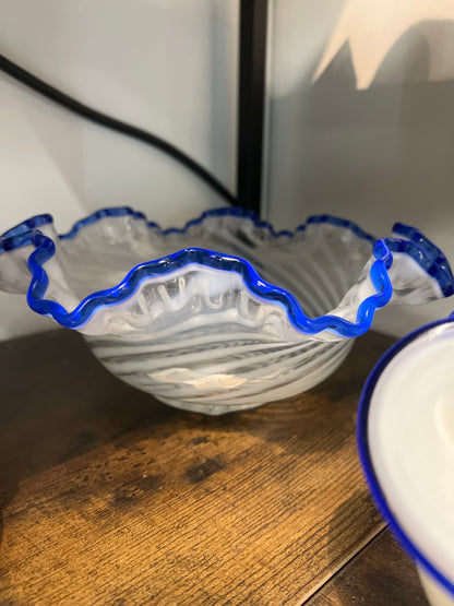 Blue Ridge Opal ribbon bowl