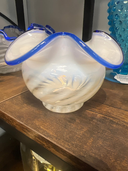 Blue Ridge opal bud vase