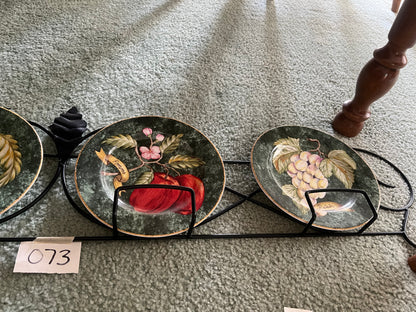 Depew # 73 Atelier plate set with holder