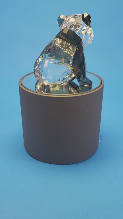 Grey Round Battery Operated Display Stand