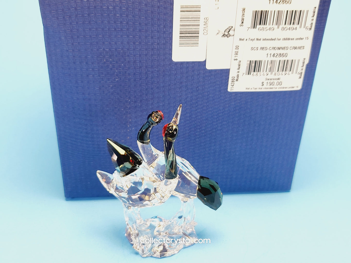 Birds 2013 RED CROWNED CRANES Figurine 1142860