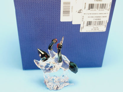 Birds 2013 RED CROWNED CRANES Figurine 1142860