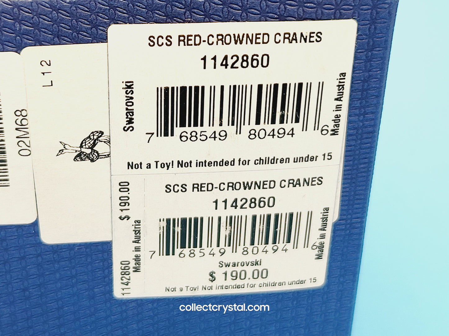 Birds 2013 RED CROWNED CRANES Figurine 1142860