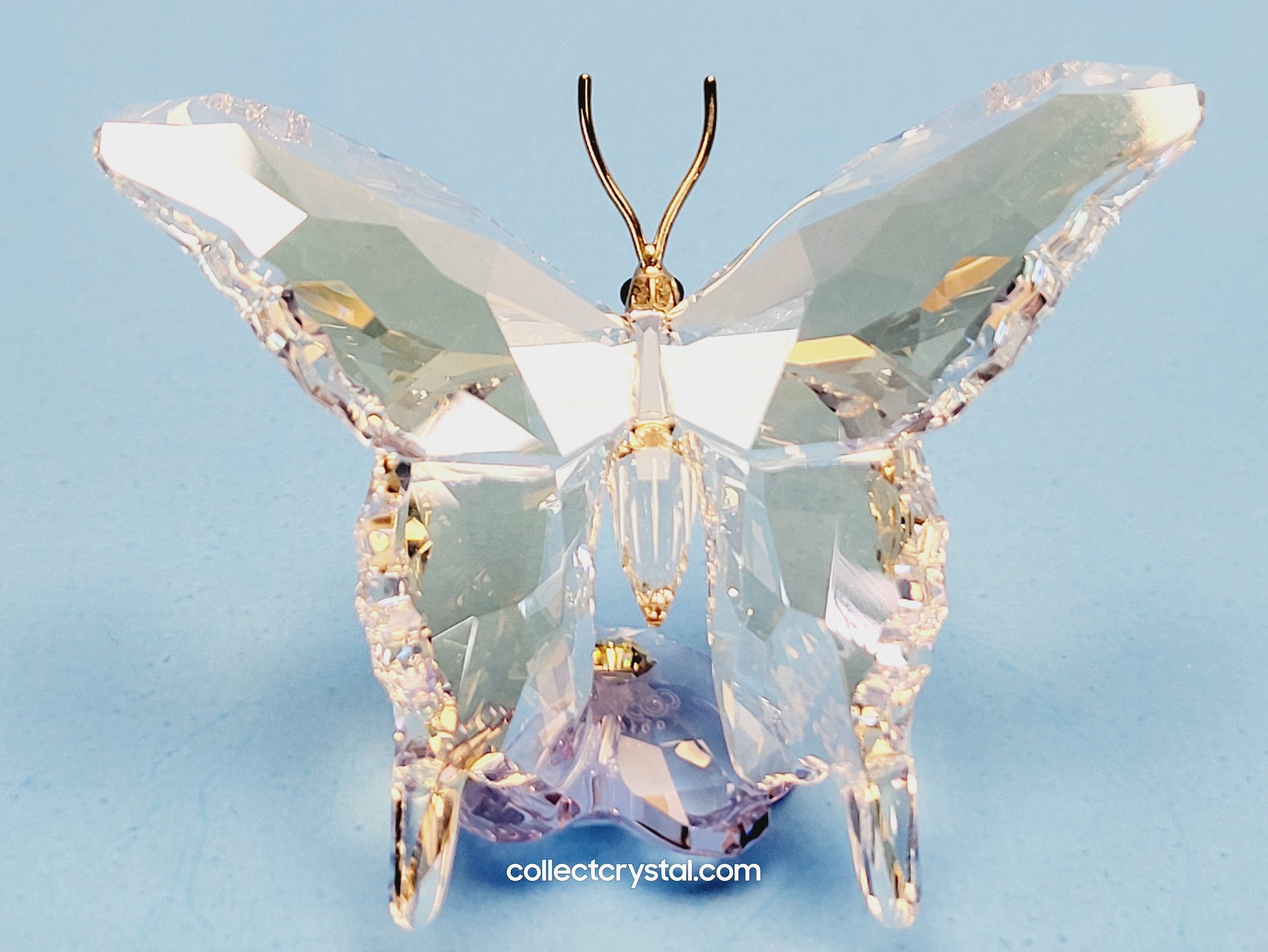 Sparkling Transparent Butterfly Crystal Stone Plated Ab - Temu