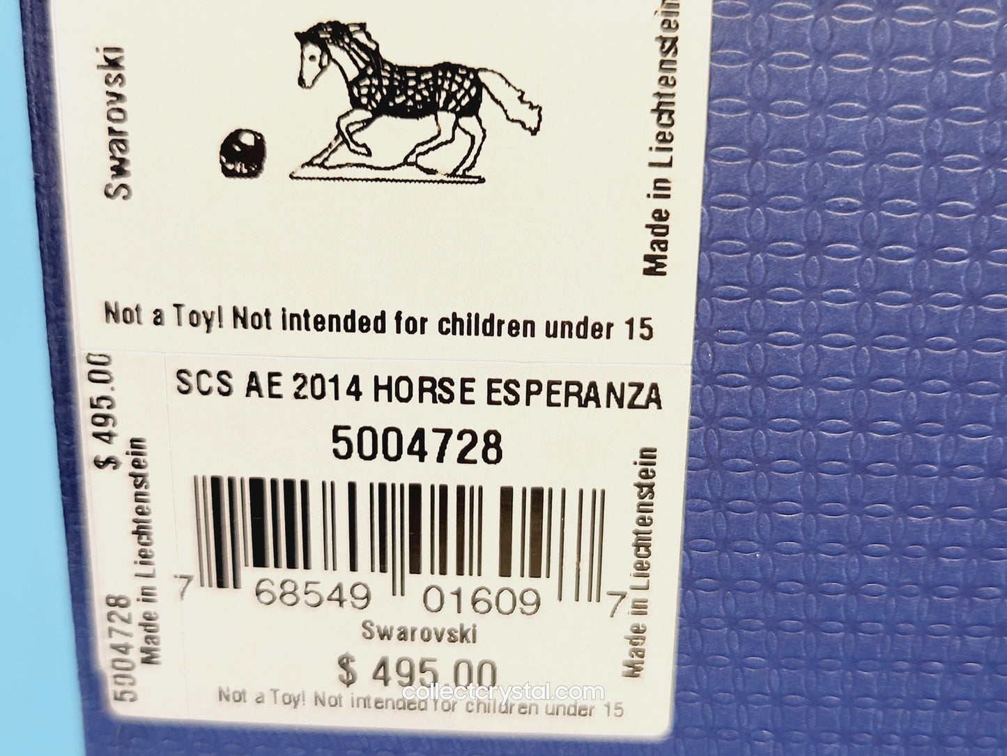 Esperanza - Horse 2014 AE WITH HORSESHOE PLAQUE 5004728