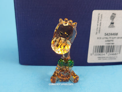 Giraffe small with green bowtie 2018 LOYALTY GIRAFFE 5424468