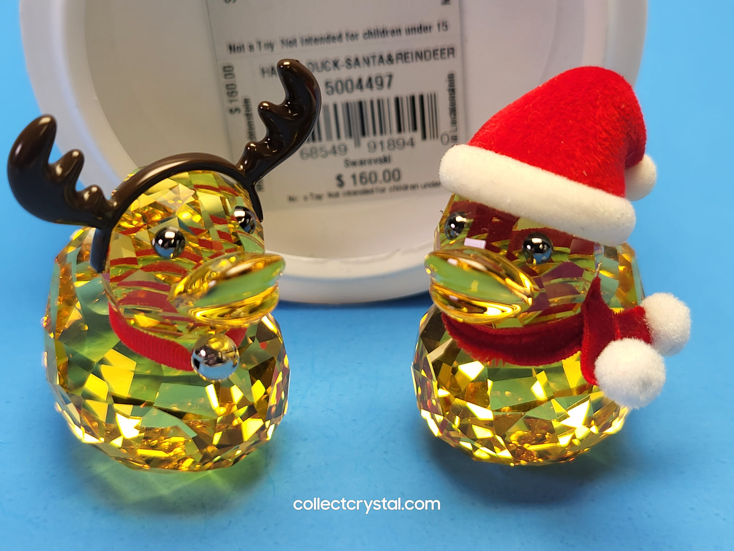 Lovlots Happy Duck Santa & Reindeer Duck 5004497