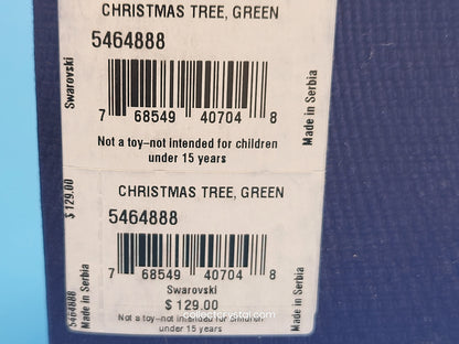 CHRISTMAS TREE JOYFUL Figurine GREEN 2019 ISSUED 5464888
