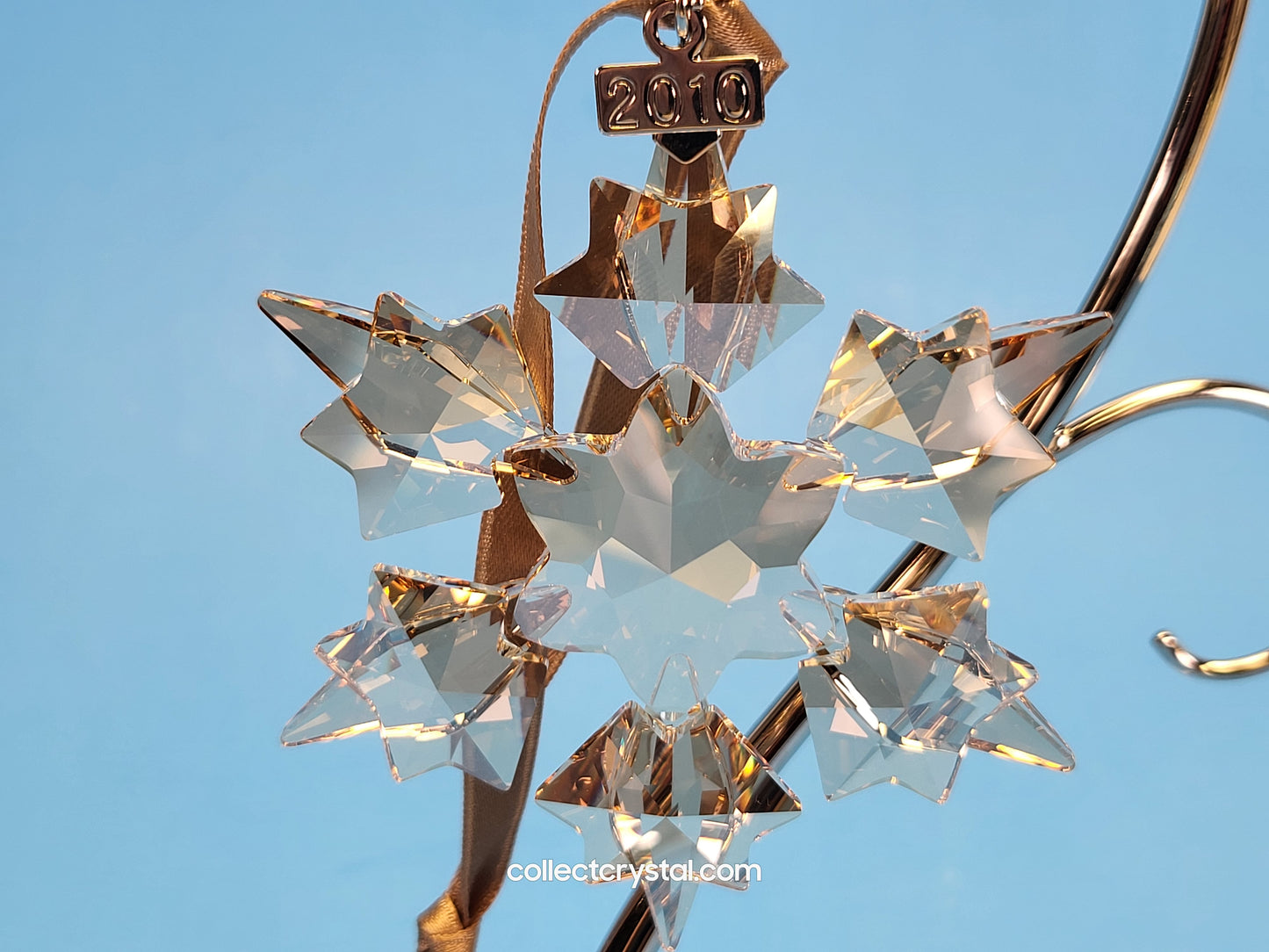 2010 ANNAL CHRISTMAS ORNAMENT GOLD SCS 1054560