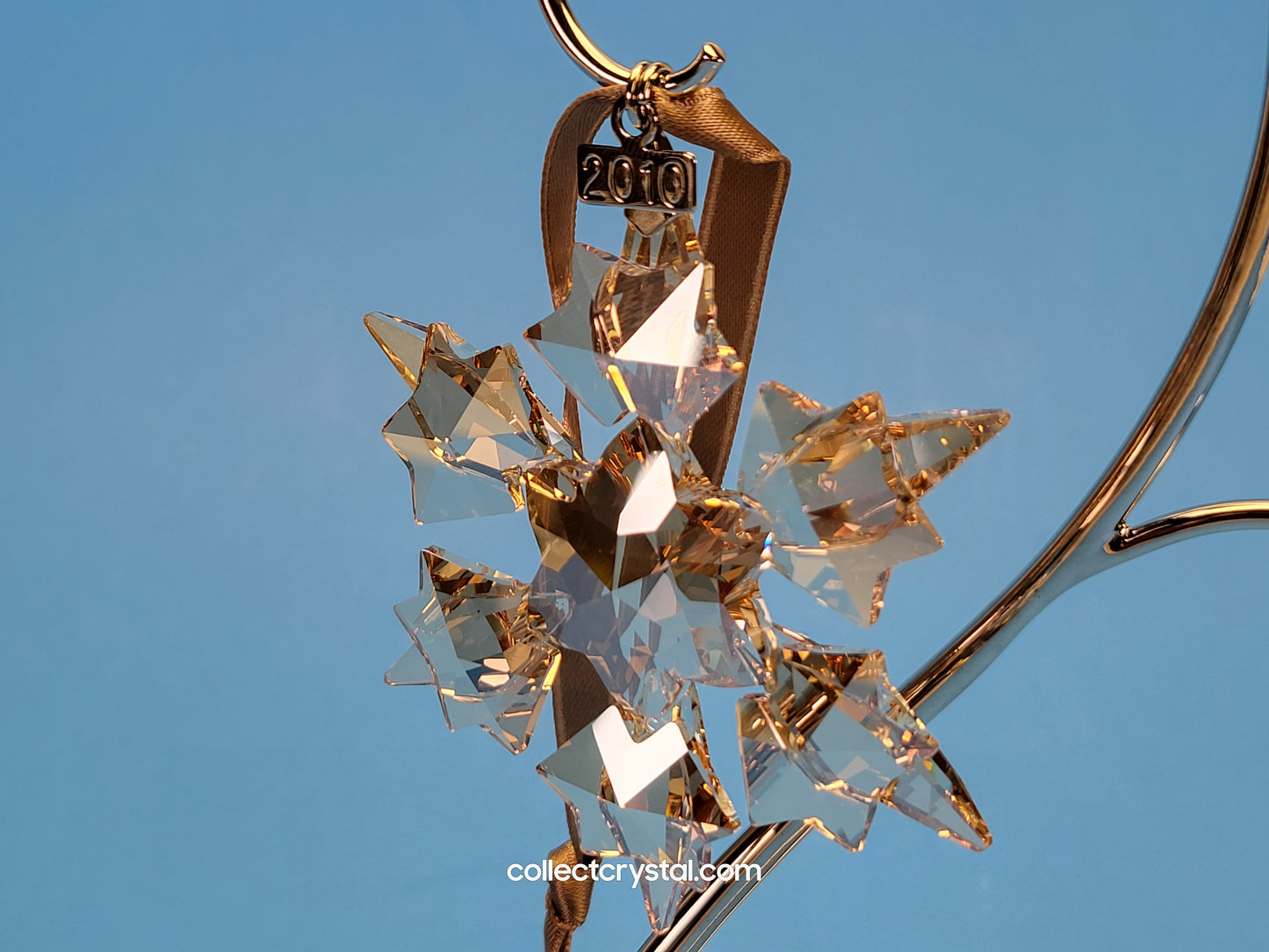 2010 ANNAL CHRISTMAS ORNAMENT GOLD SCS 1054560