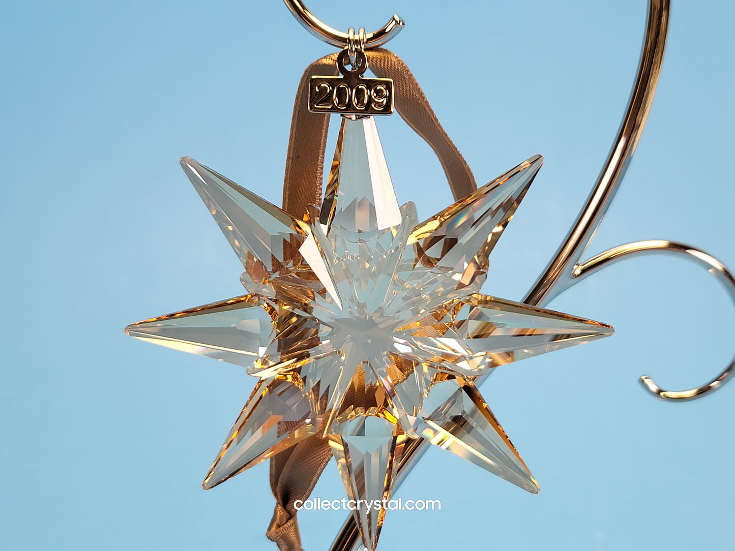 2009 CHRISTMAS ORNAMENT GOLD SCS 1026761