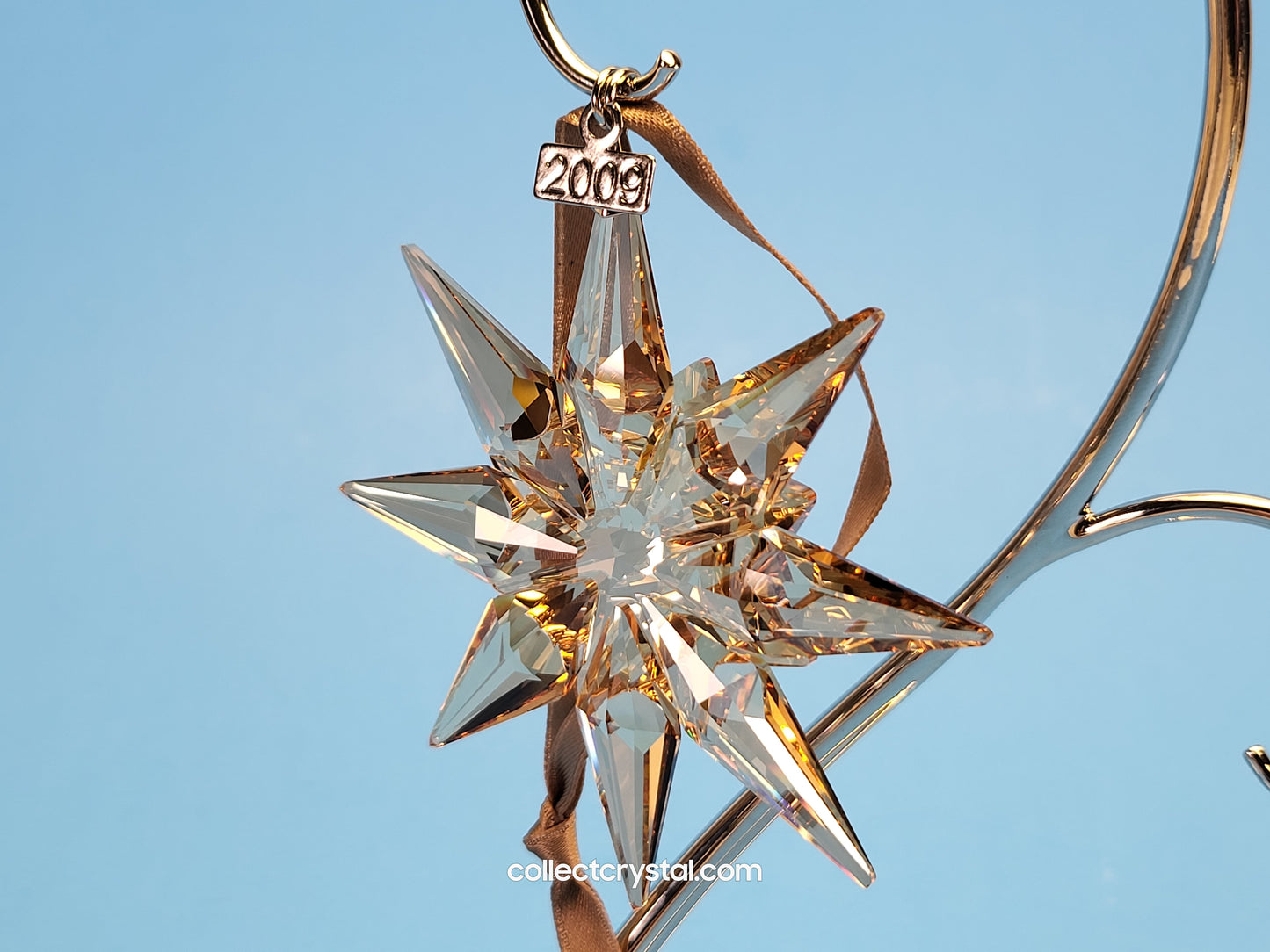 2009 CHRISTMAS ORNAMENT GOLD SCS 1026761