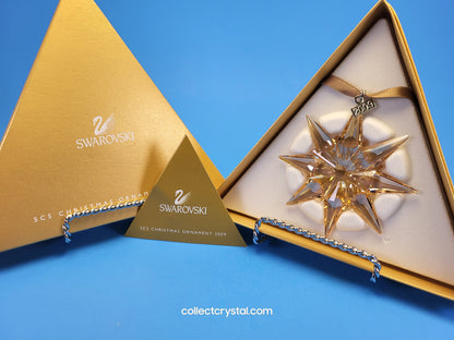 2009 CHRISTMAS ORNAMENT GOLD SCS 1026761