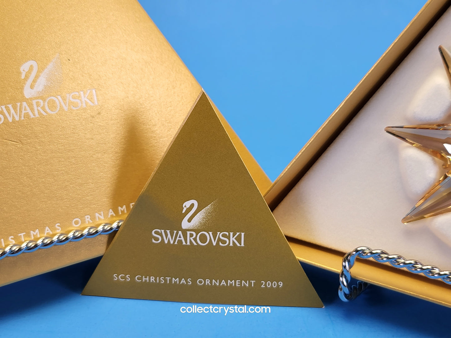 2009 CHRISTMAS ORNAMENT GOLD SCS 1026761