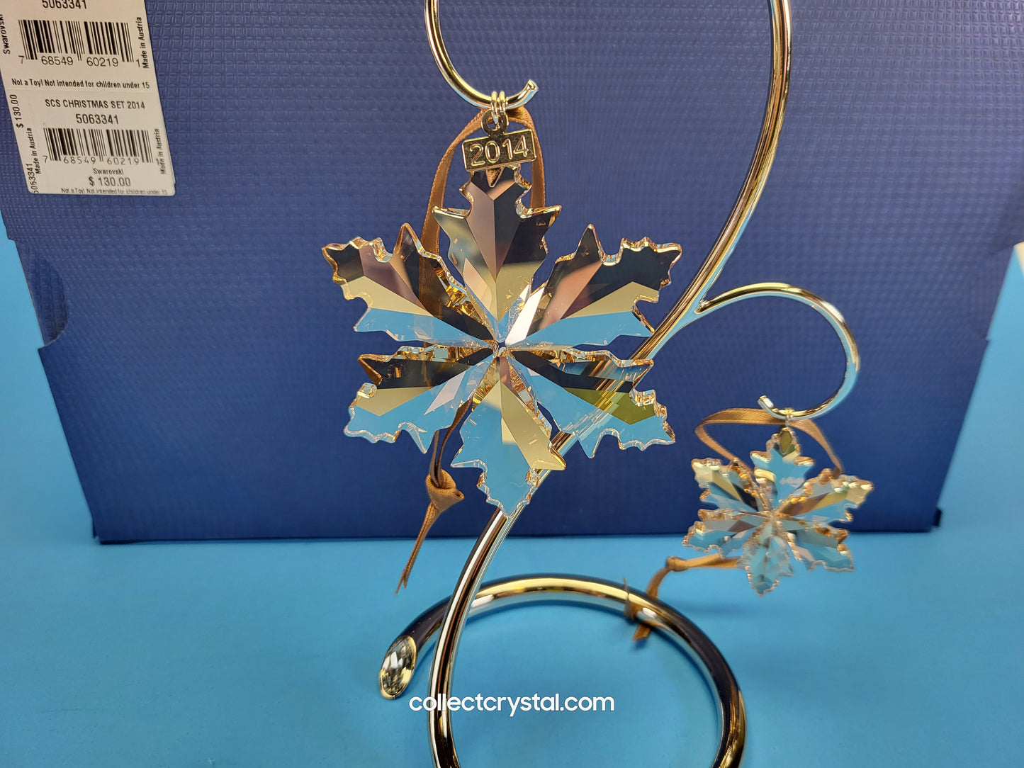 2014 Annual Edition Gold Christmas Ornament 5059027 Set