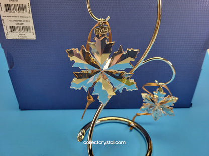 2014 Annual Edition Gold Christmas Ornament 5059027 Set