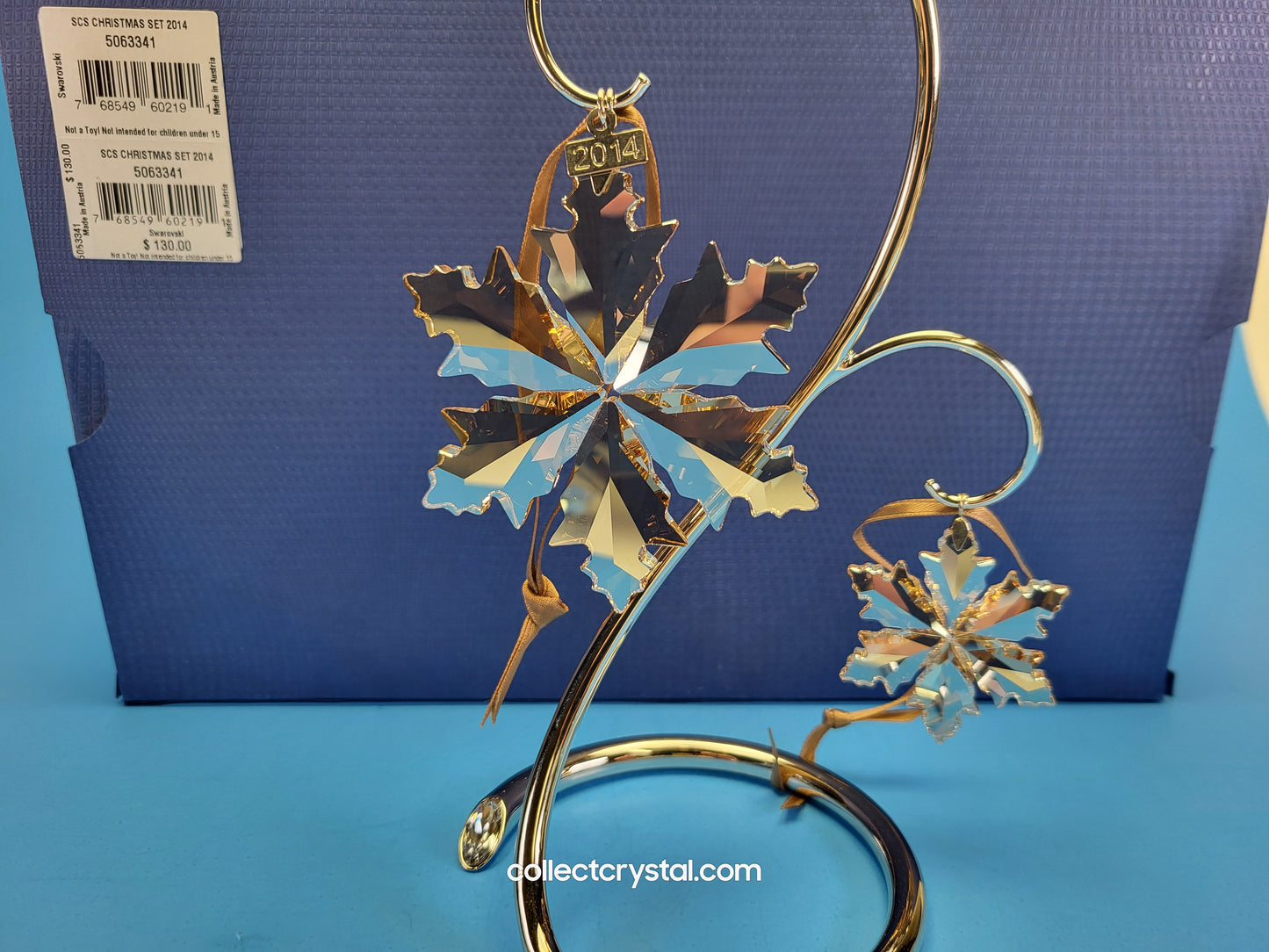 2014 Annual Edition Gold Christmas Ornament 5059027 Set
