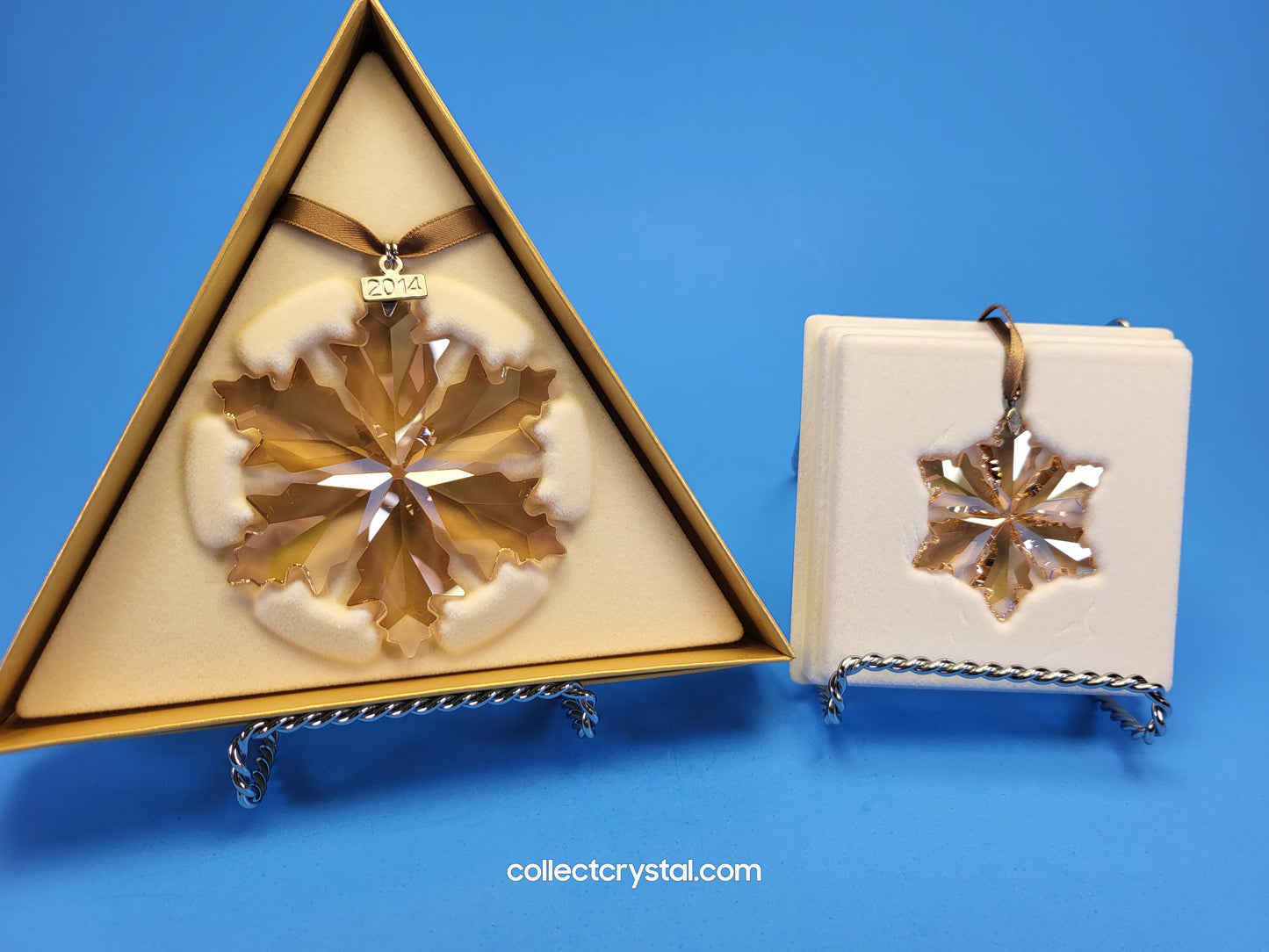 2014 Annual Edition Gold Christmas Ornament 5059027 Set