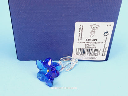 Gentian stem down 2020 GENTIAN FLOWER SCULPTURE 5490321 joining renewal gift