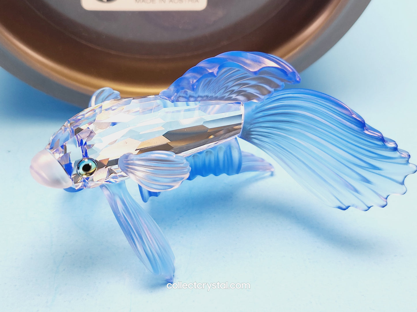 SIAMESE FIGHTING FISH Figurine BLUE Beta 236718
