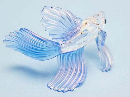 SIAMESE FIGHTING FISH Figurine BLUE Beta 236718
