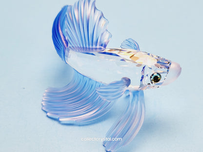SIAMESE FIGHTING FISH Figurine BLUE Beta 236718