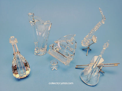 Melodies Musical Set Piano Violin Saxiphone Lute & Harp MIB Complete