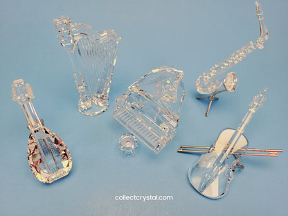 Melodies Musical Set Piano Violin Saxiphone Lute & Harp MIB Complete