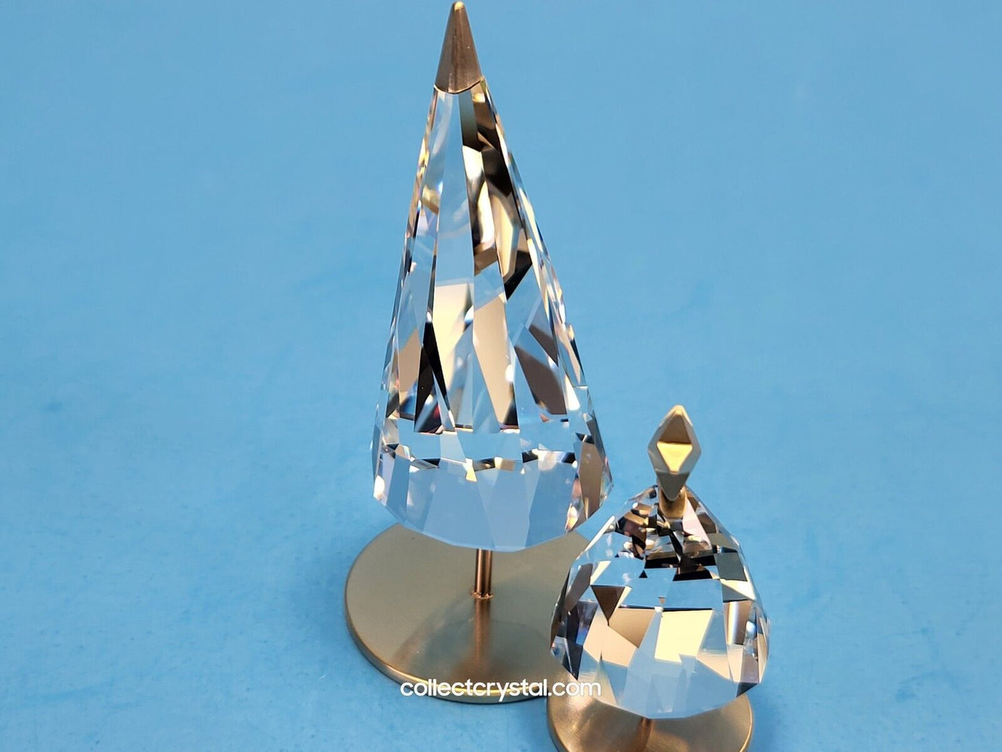 Holiday Magic Christmas Tree Duo Crystal Figurine 5596790