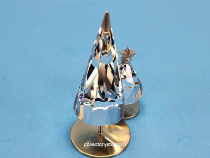 Holiday Magic Christmas Tree Duo Crystal Figurine 5596790