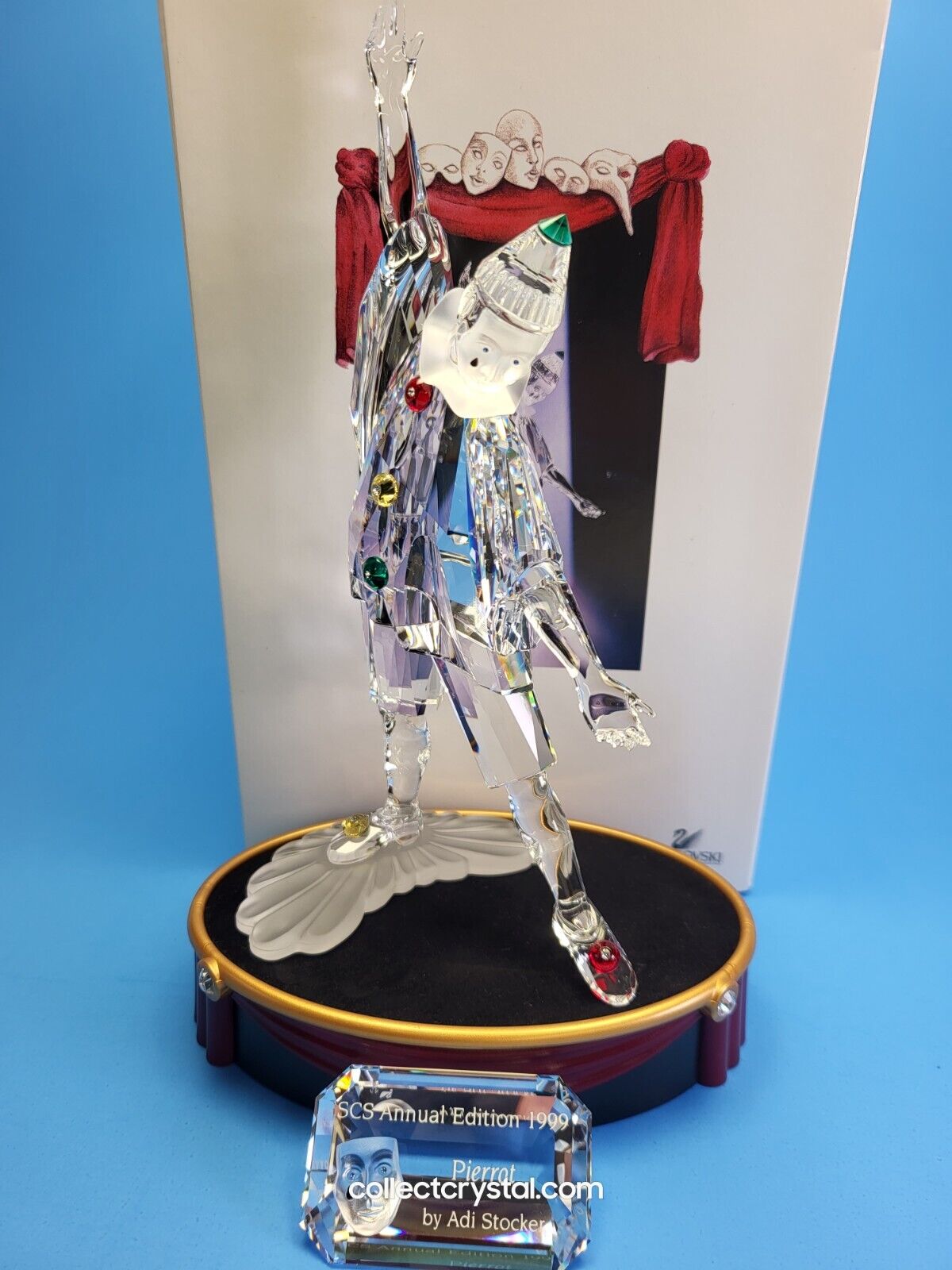Masquerade 1999 SCS Masquerade Pierrot Clown 230586 Figurine only
