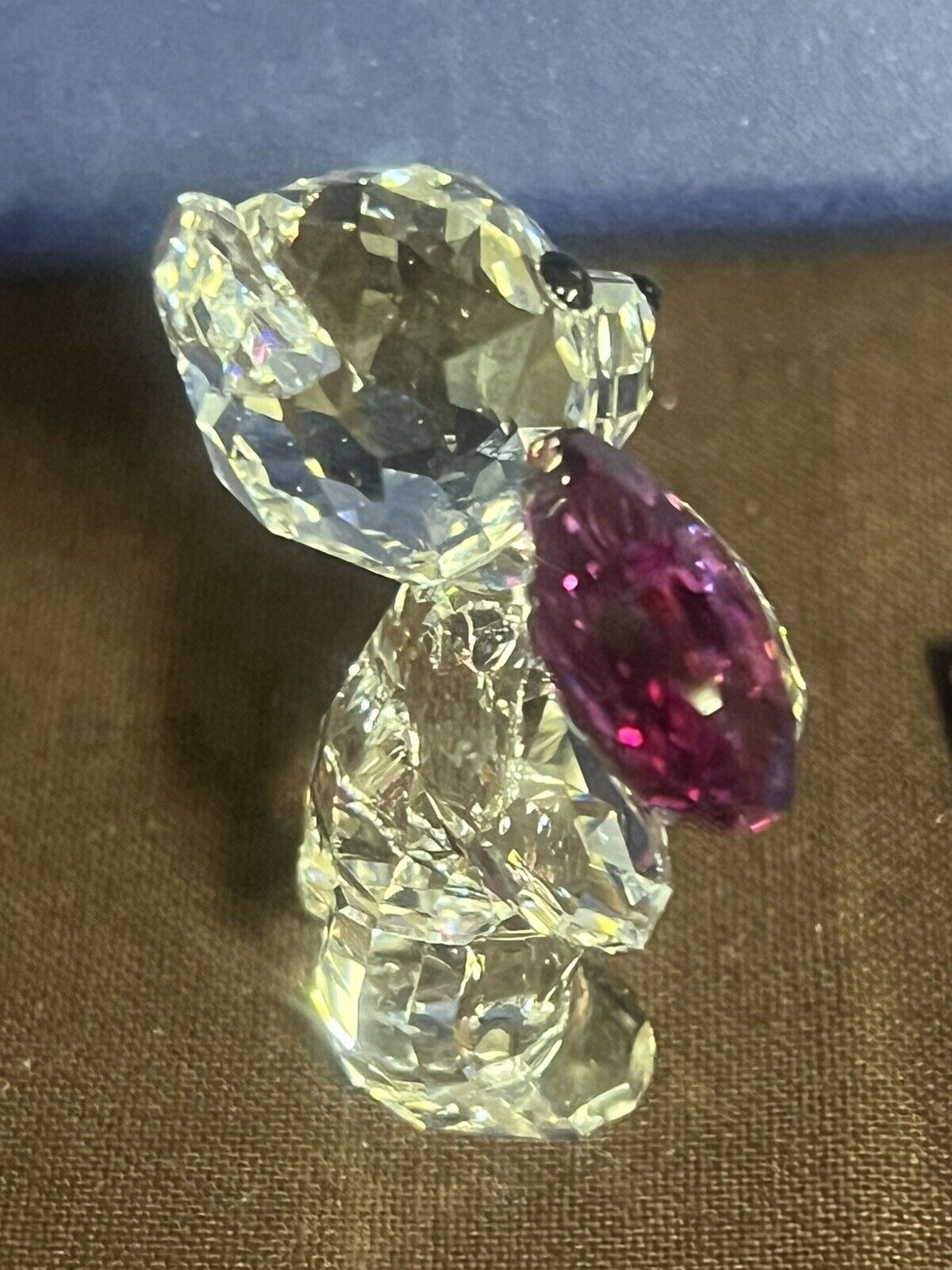 KRIS BEAR TAKE MY HEART Crystal Figurine # 5427995 Mib Complete