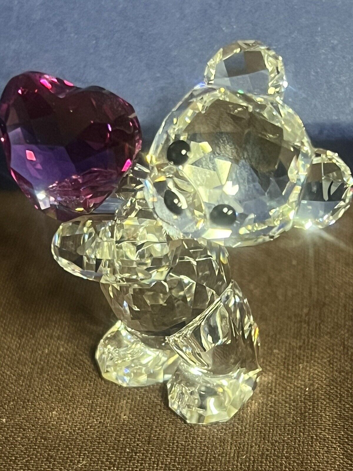 KRIS BEAR TAKE MY HEART Crystal Figurine # 5427995 Mib Complete