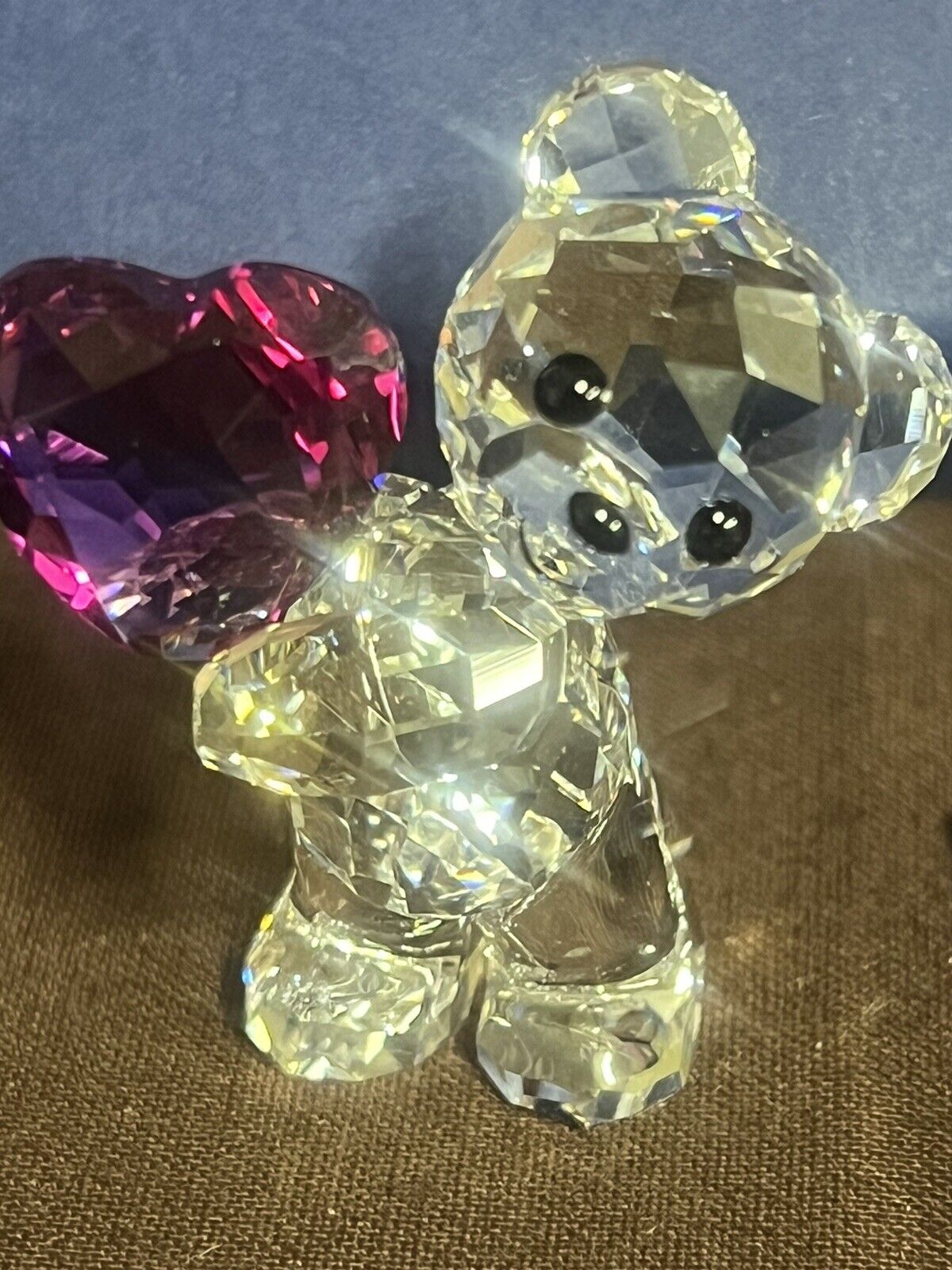 KRIS BEAR TAKE MY HEART Crystal Figurine # 5427995 Mib Complete
