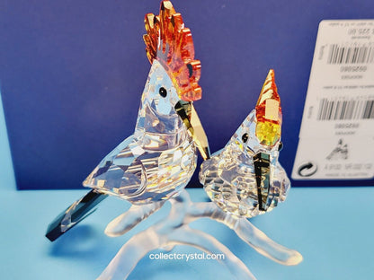 Birds HOOPOE Figurine on frosted branch, 925080