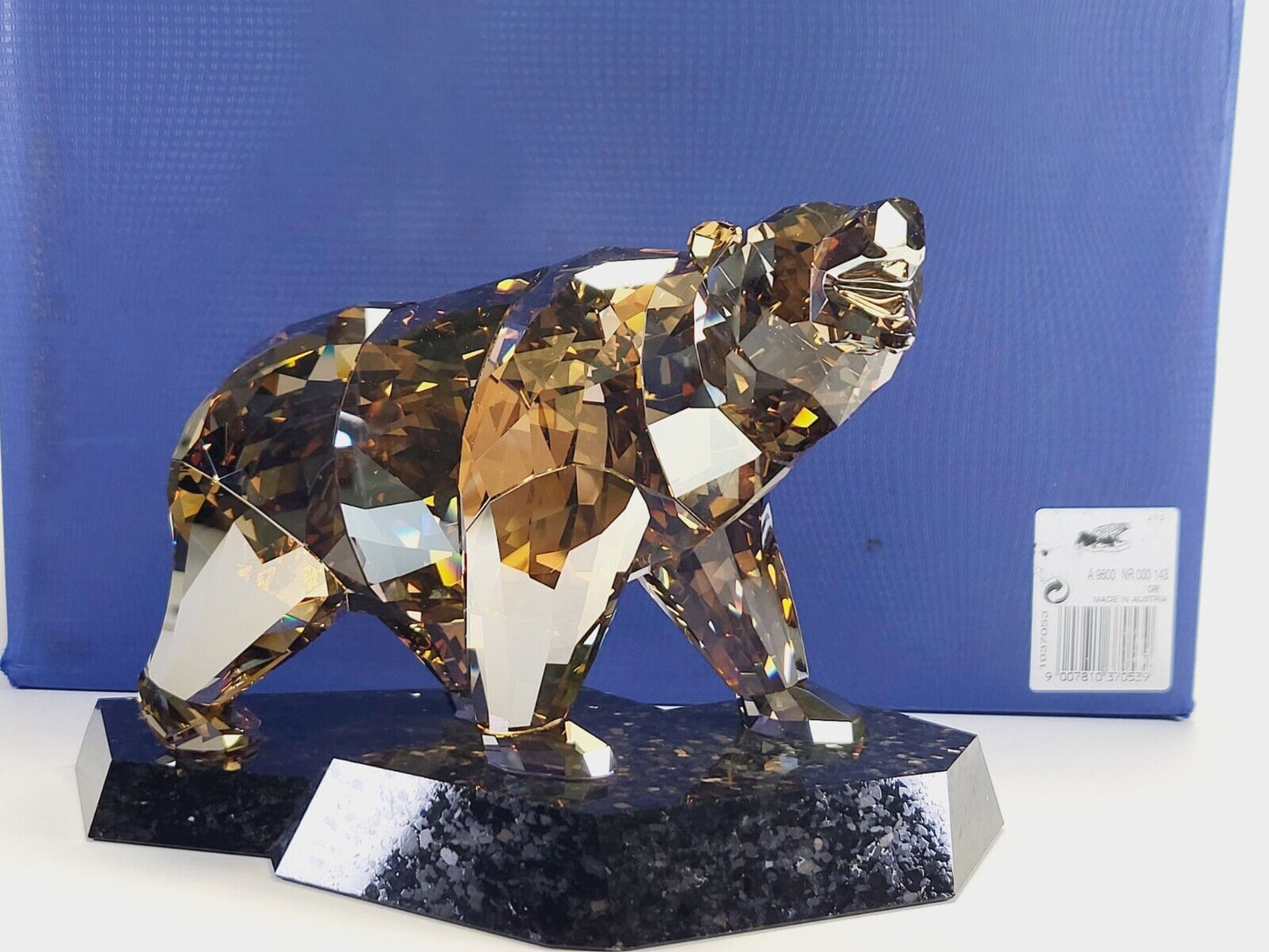 Bear 1037053 Soulmate Brown Grizzly Bear Figurine on Indian Granite Base