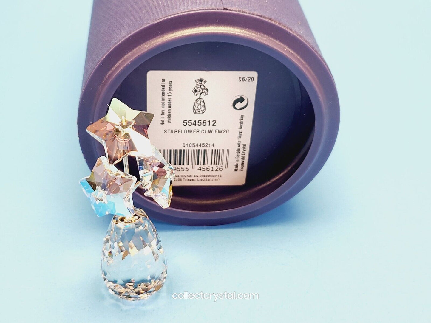 Flower Dreams STAR FLOWER Crystal Figurine 5545612 mib complete ship