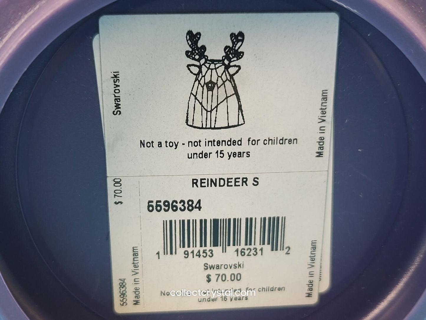 Reindeer HOLIDAY CHEERS – REINDEER CLEAR SMALL 5596384