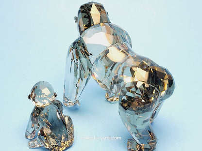 Endangered Gorilla Mom & Baby Cub Figurines 2009 AE 952504
